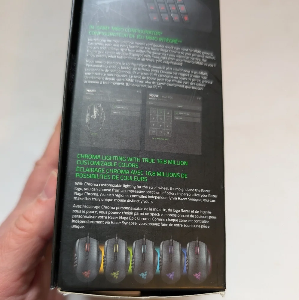 Razer Naga Chroma Gaming Mouse in EUC rare discontinued